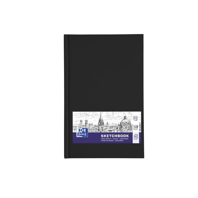 Oxford - Dummy book A5 96 hojas 100 gramos negro | 5 piezas