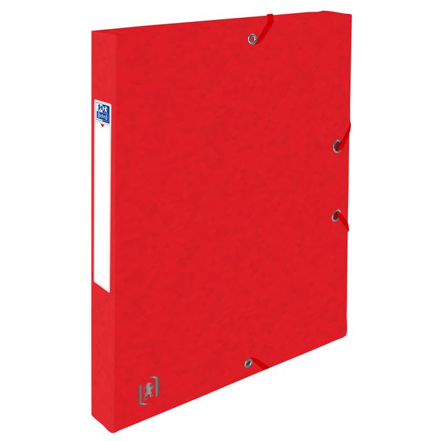 Oxford - Elastobox top file+ a4 25mm rood