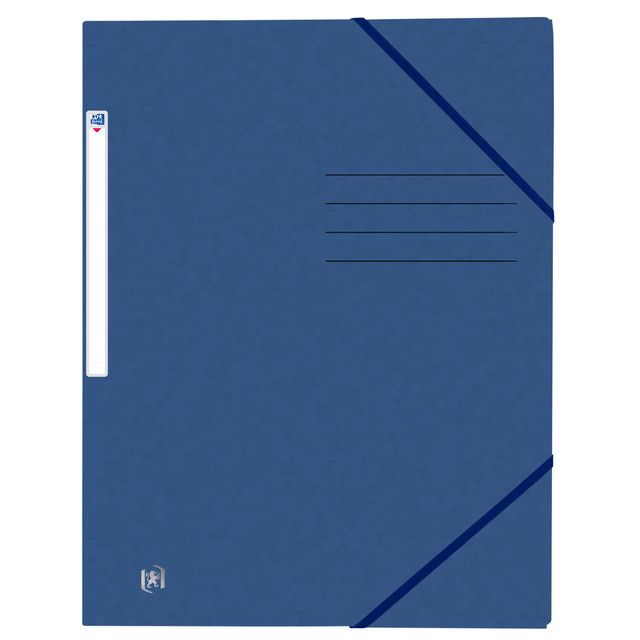 Oxford - Elastomap Top File+ A4 dark blue | 50 pieces