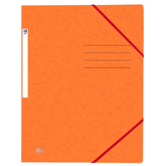 Oxford - Elastomap Top File+ A4 oranje | 10 stuks