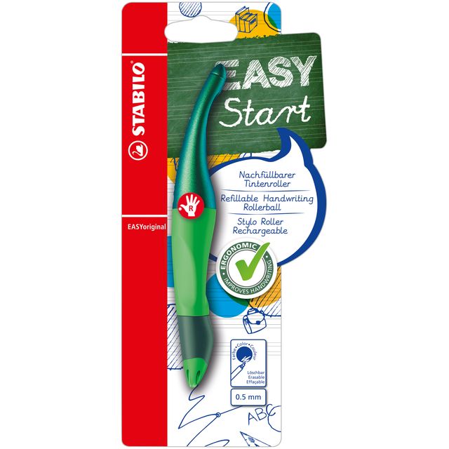 Stabilo - Rollerpen easyoriginal rechts hologr m gn | 5 stuks