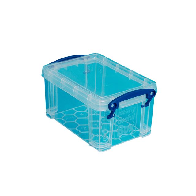 Really Useful - Opbergbox 0.7 liter 155x100x80mm transparant wit