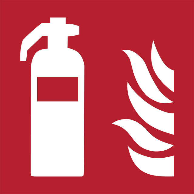 Djois - Icon sign Fire extinguisher 150x150mm red