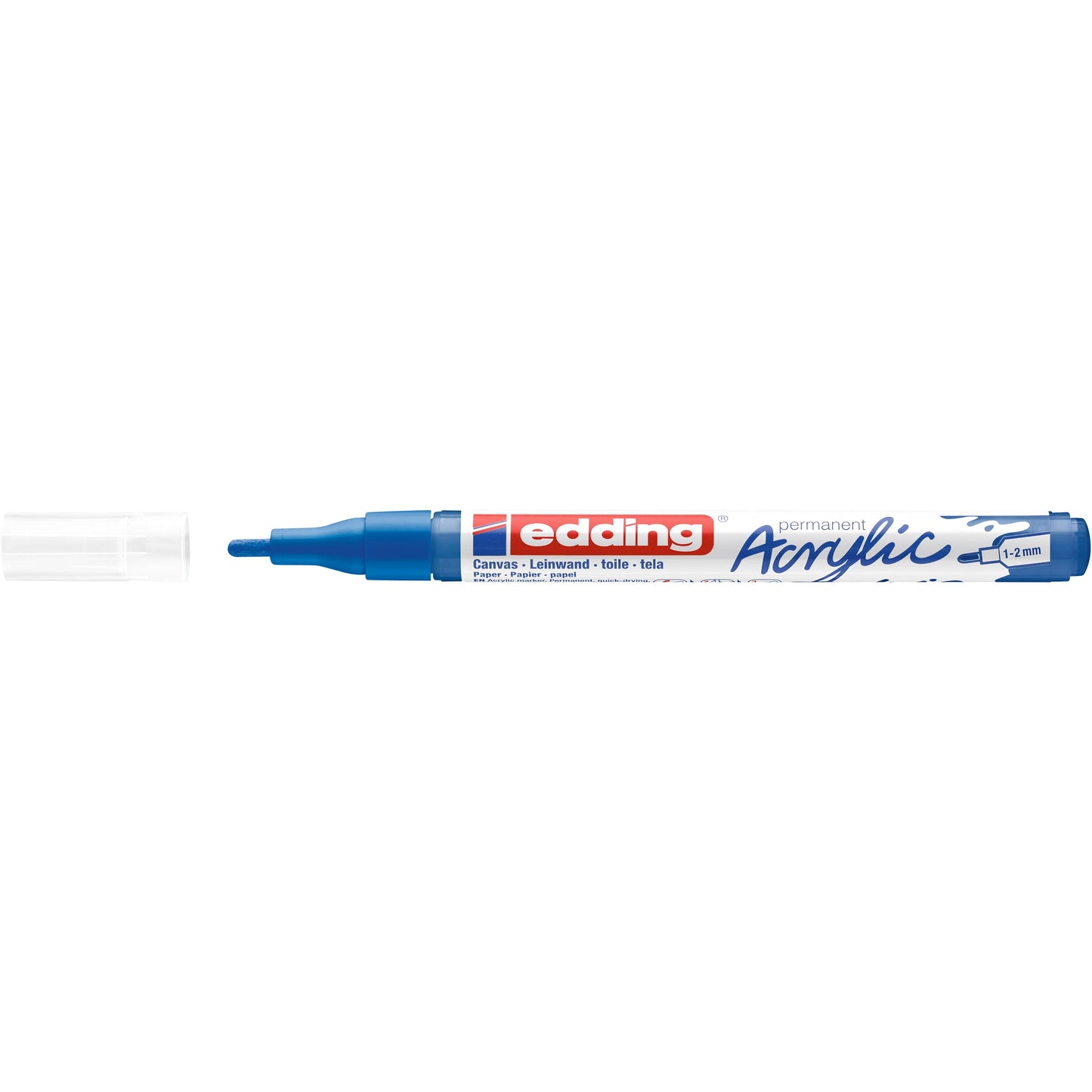 Edding - Pennarello acrilico e-5300 blu genziana fine