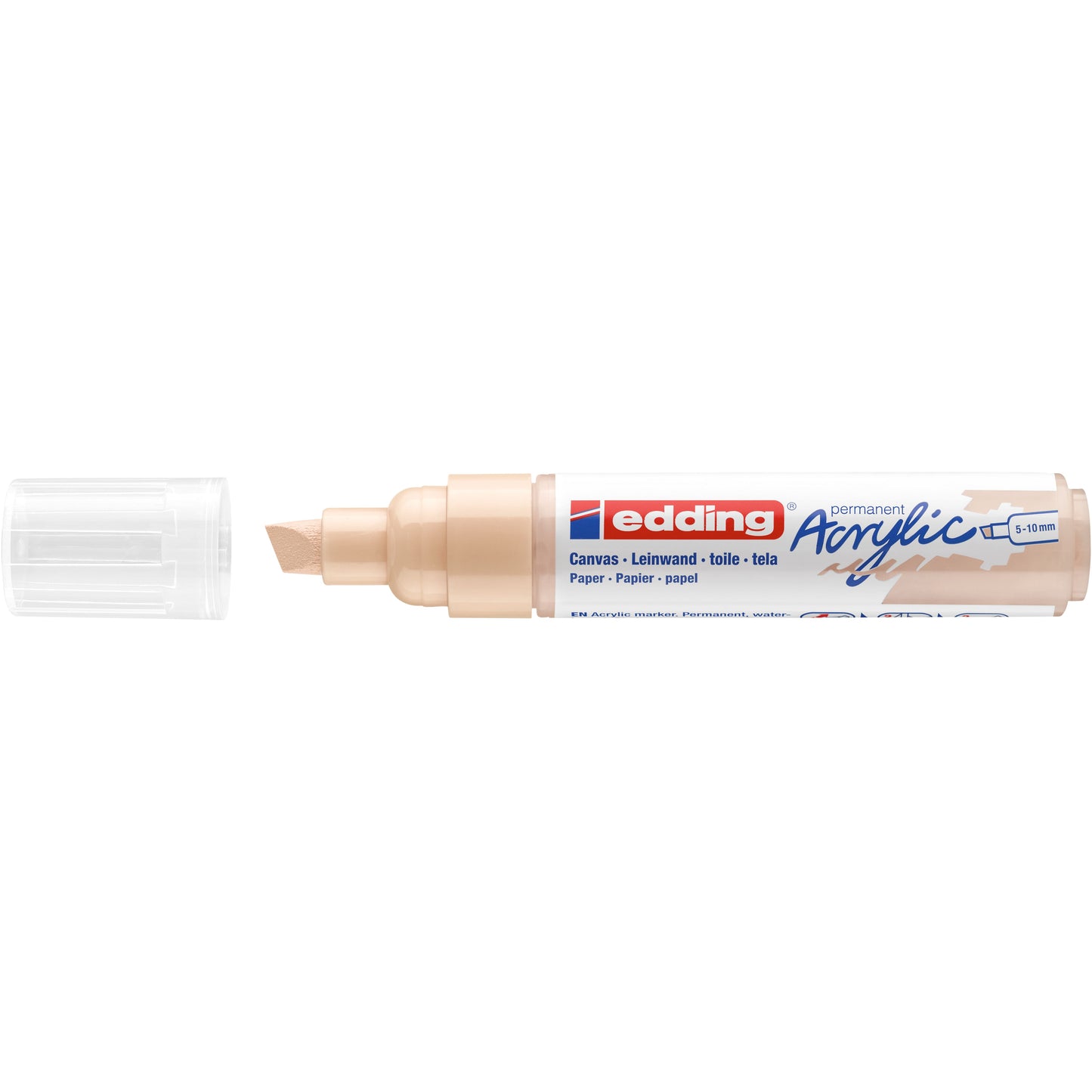 Edding - Acrylmarker e-5000 breed warm beige | 5 stuks