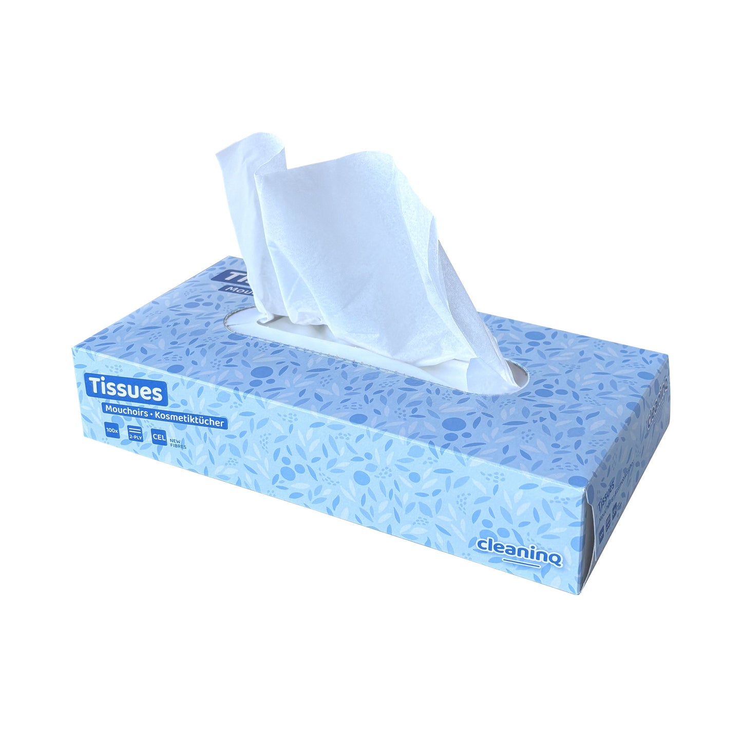 Cleaninq - Facial tissues 2-laags 100 vel wit