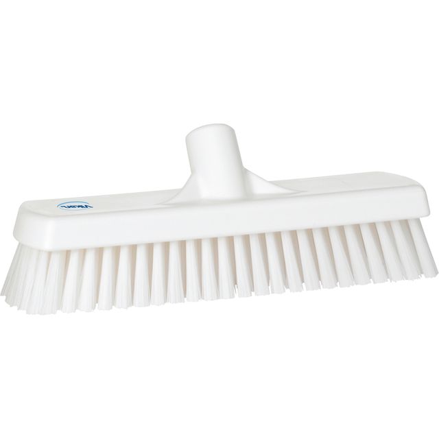 Vikan - Fregadora de suelos fibra dura 305mm blanca