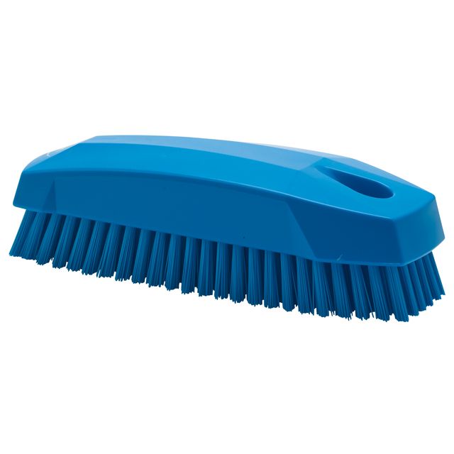 Vikan - Nail brush hard 130mm blue