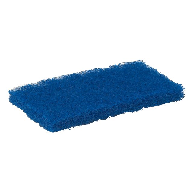 Vikan - Schuurspons medium 125x245x23mm blauw nylon