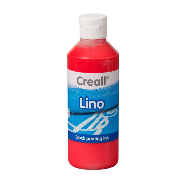 Creall - Linoleum paint Lino light red 250ml | 6 pieces