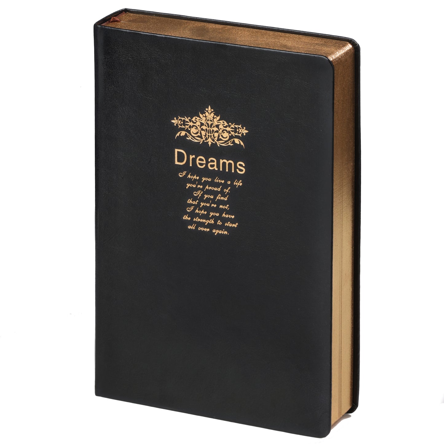 Kalpa - Notizbuch Dreams 214x145x40mm blanko schwarz | 12 Stück