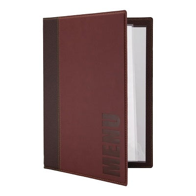 Klika - Menu folder A4 Trend wine red (4 pages) 6 pieces