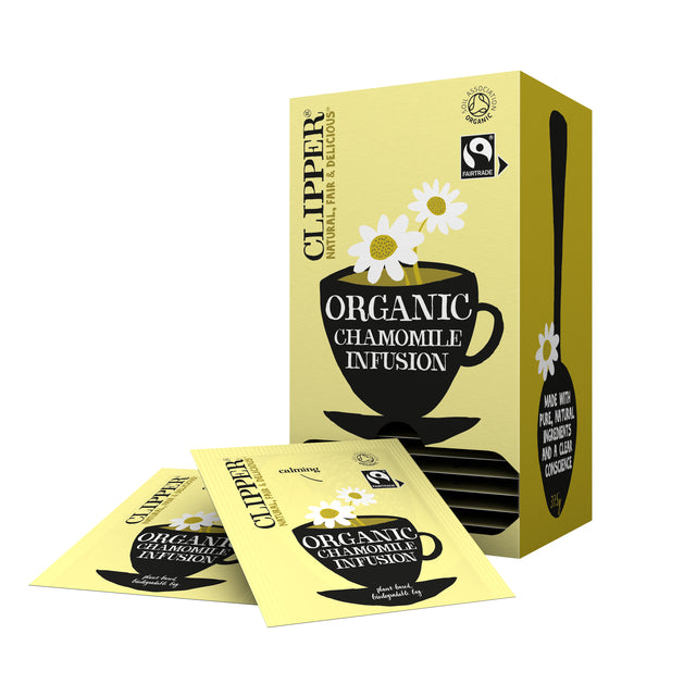 Clipper - Tè infuso camomilla biologico 25 buste