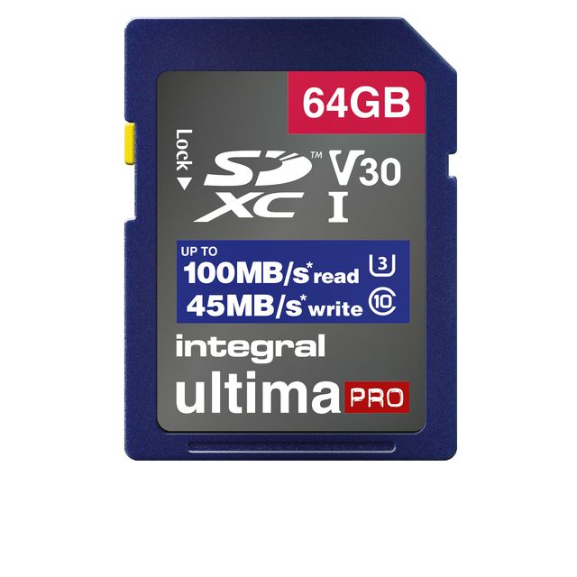 Intégral - Carte mémoire SDHC-XC 64 Go