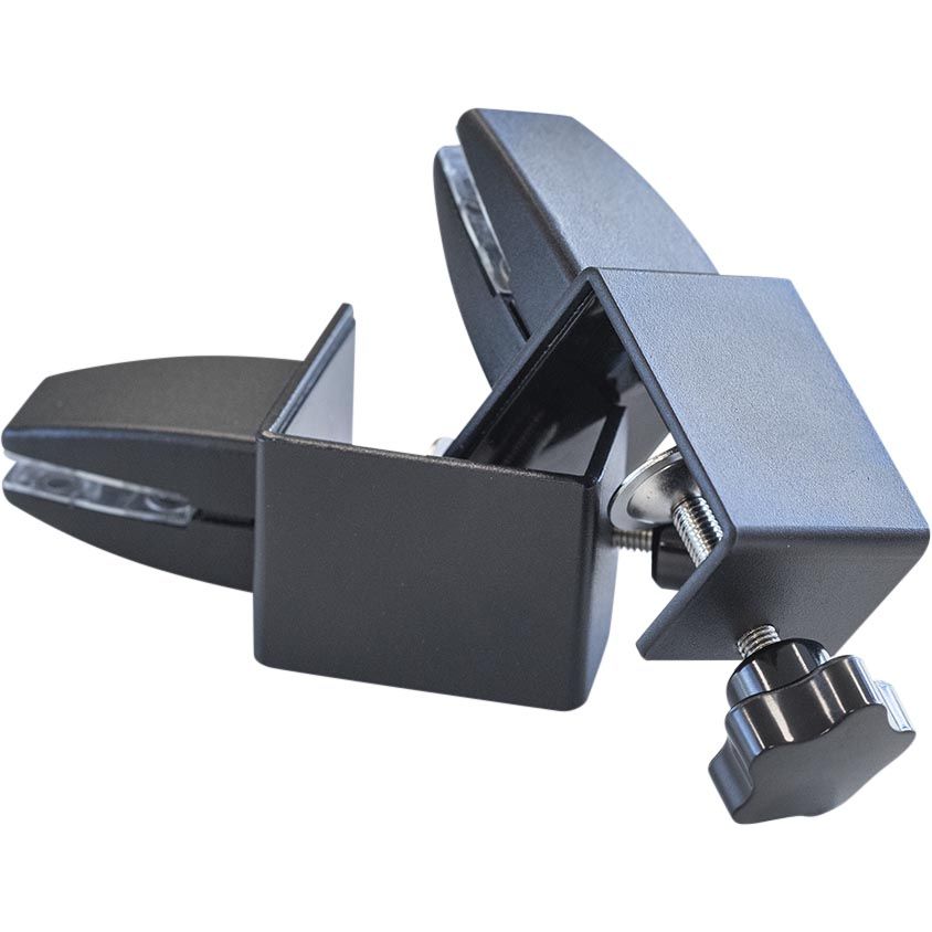 Smit Visual - metal desk clamp, black, set of 2 pieces