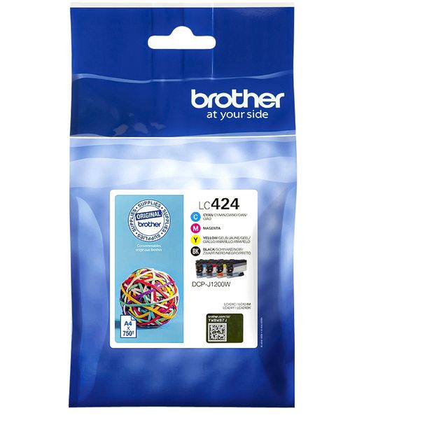 Brother - Cartuccia d'inchiostro LC-424 nero + 3 colori