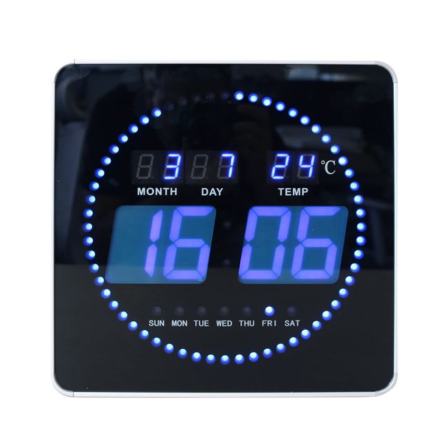 UNILUX - Horloge murale Flo LED 28cmx28cm