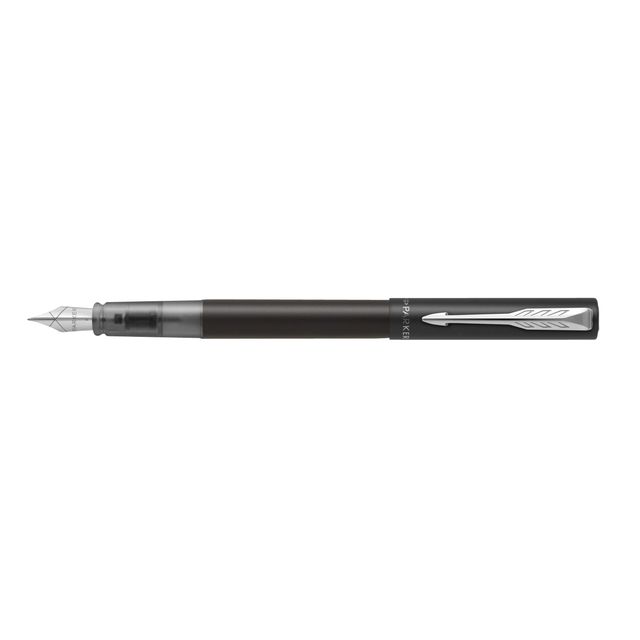 Parker - Pluma estilográfica Vector XL negra mediana