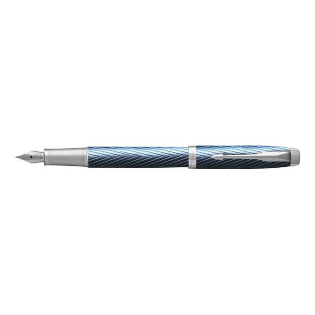 Parker - Pluma estilográfica IM azul CT fina