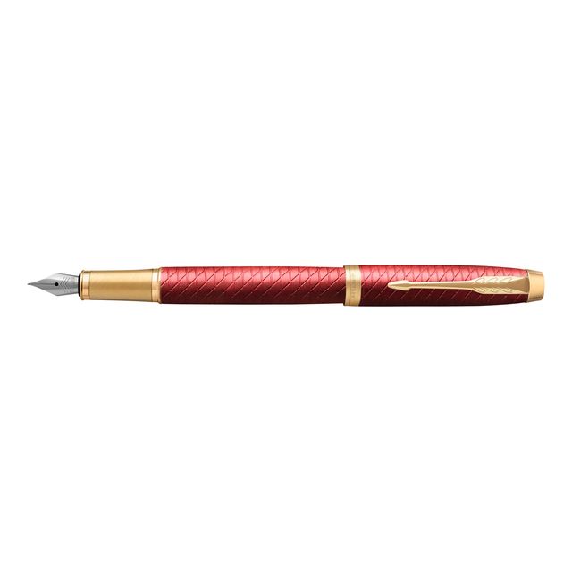 Parker - Pluma estilográfica IM rojo intenso GT fina