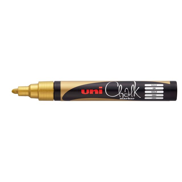 Uni-Ball - Kreidemarker Kreide rund 1,8-2,5 mm Gold