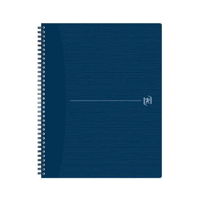 Oxford - Spiraalblok oxf origin a4+ lijn 140pag 80gr blauw | 5 stuks