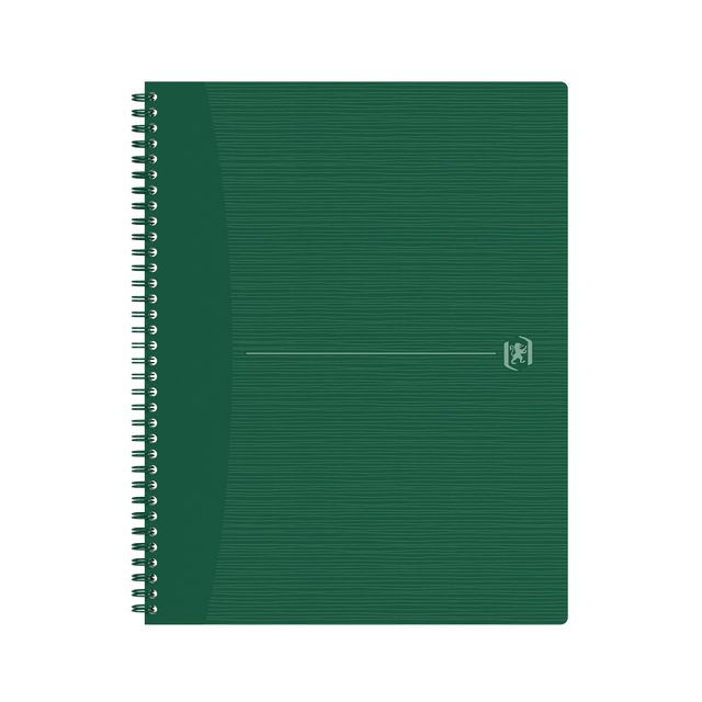 Oxford - Spiraalblok Origin A4+ lijn 140 pagina's 80gr groen