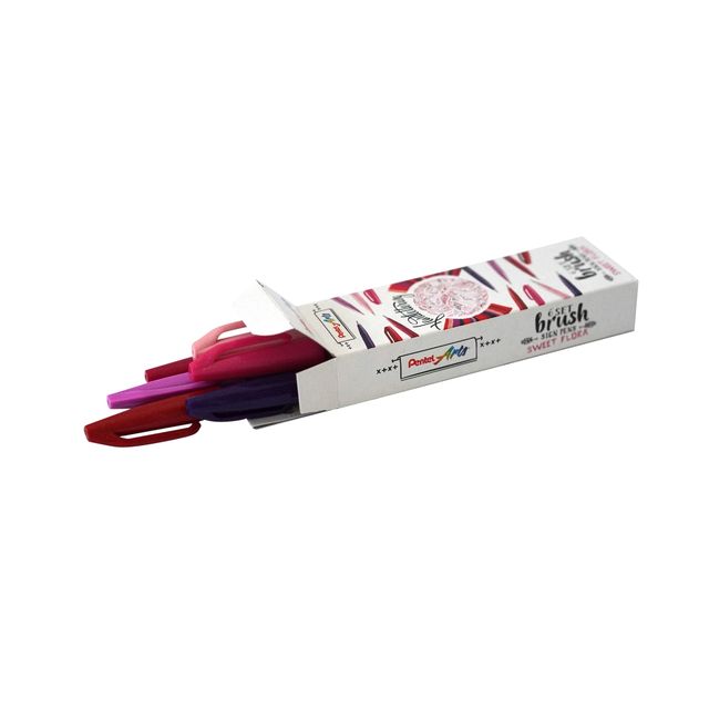 Pentel - Brushpen sign ses15c sweet flora assorti