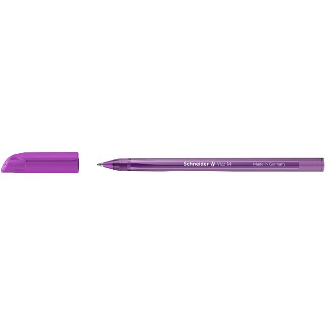Schneider - Balpen vizz m paars | 10 stuks
