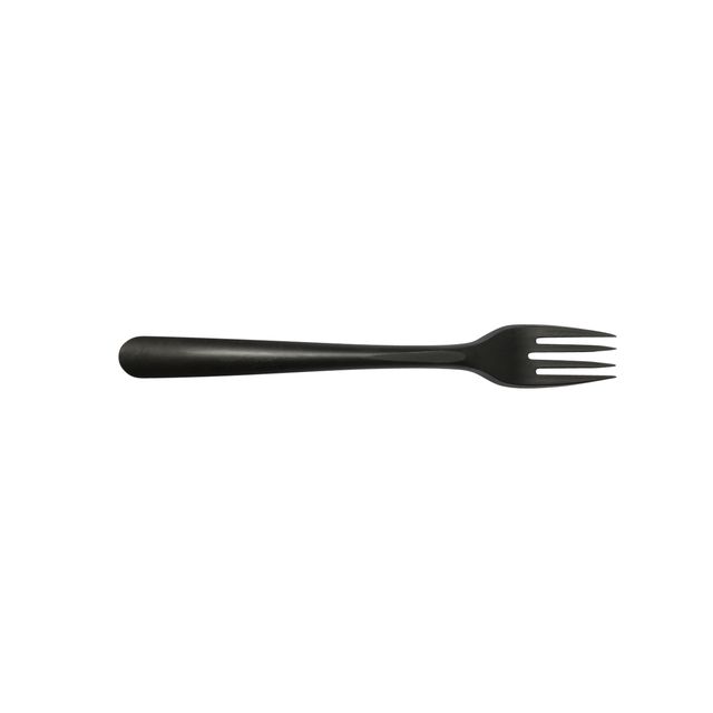IEZZY catering e cate - Forchetta riutilizzabile CPLA 190mm 50 pezzi nera | 20 pezzi