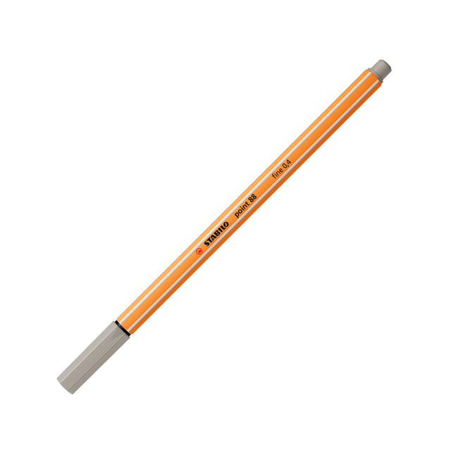 Stabilo - Fineliner point 88/93 f warm grijs | 10 stuks