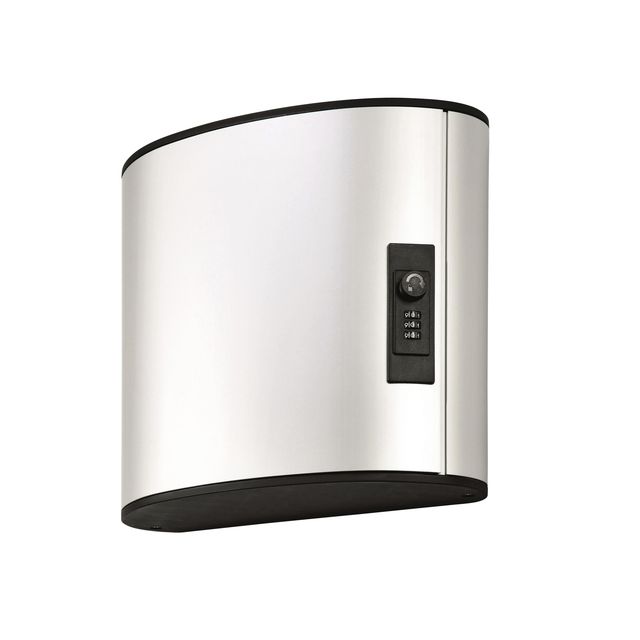 Durevole: armadietto portachiavi con 54 ganci con serratura a combinazione + inserto