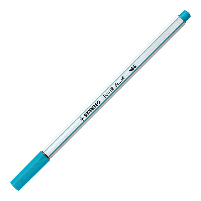 Stabilo - Brushstift pen 68/31 lichtblauw | 10 stuks
