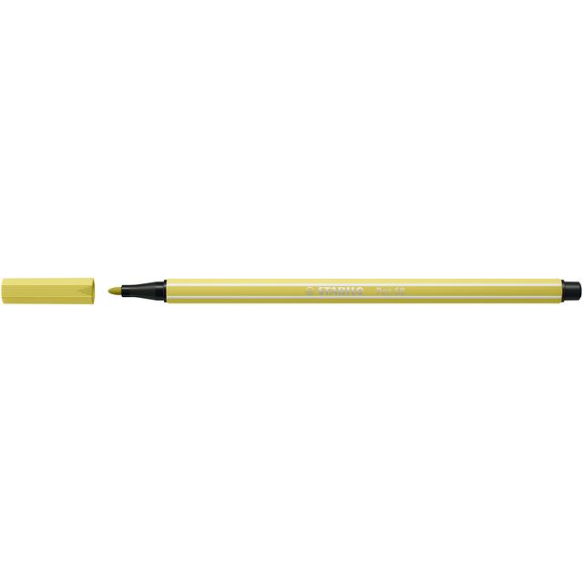 Stabilo - Felt-tip pen Pen 68/67 medium mustard | 10 pieces