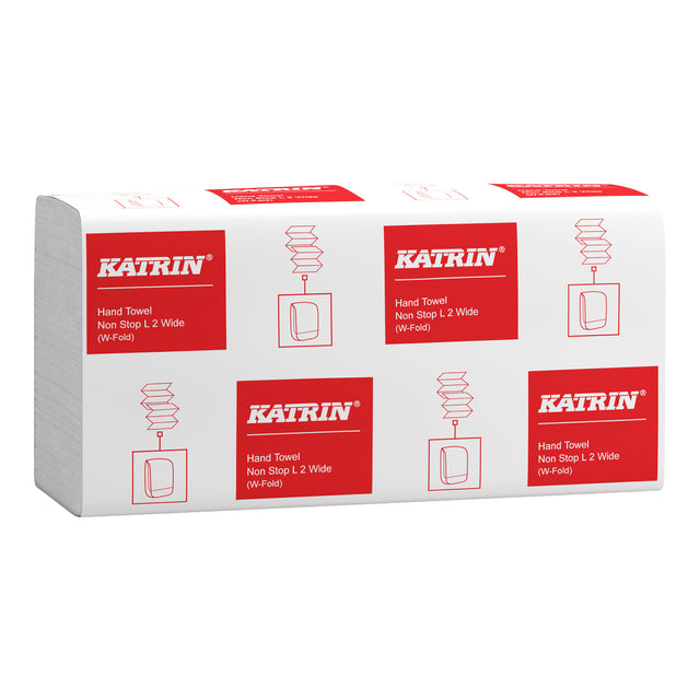 Katrin - Handdoek 2laags 240x320mm 25x120 vel wit