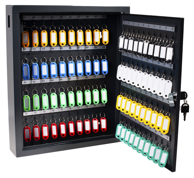 Pavo - Armario para llaves Deluxe 80 ganchos 450x381x83mm