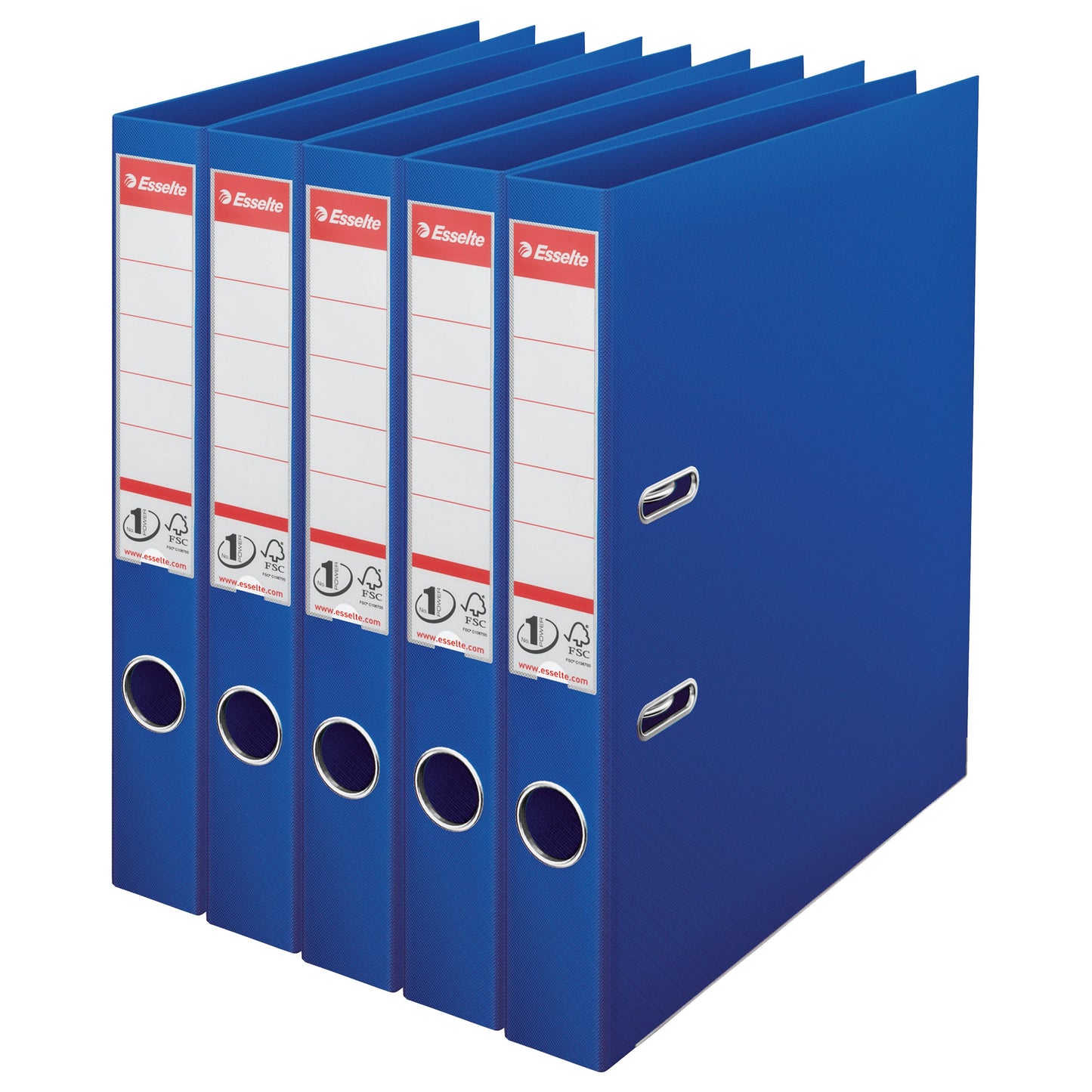 Esselte - Ordner No 1 Power PP 50 mm bleu 5 pièces