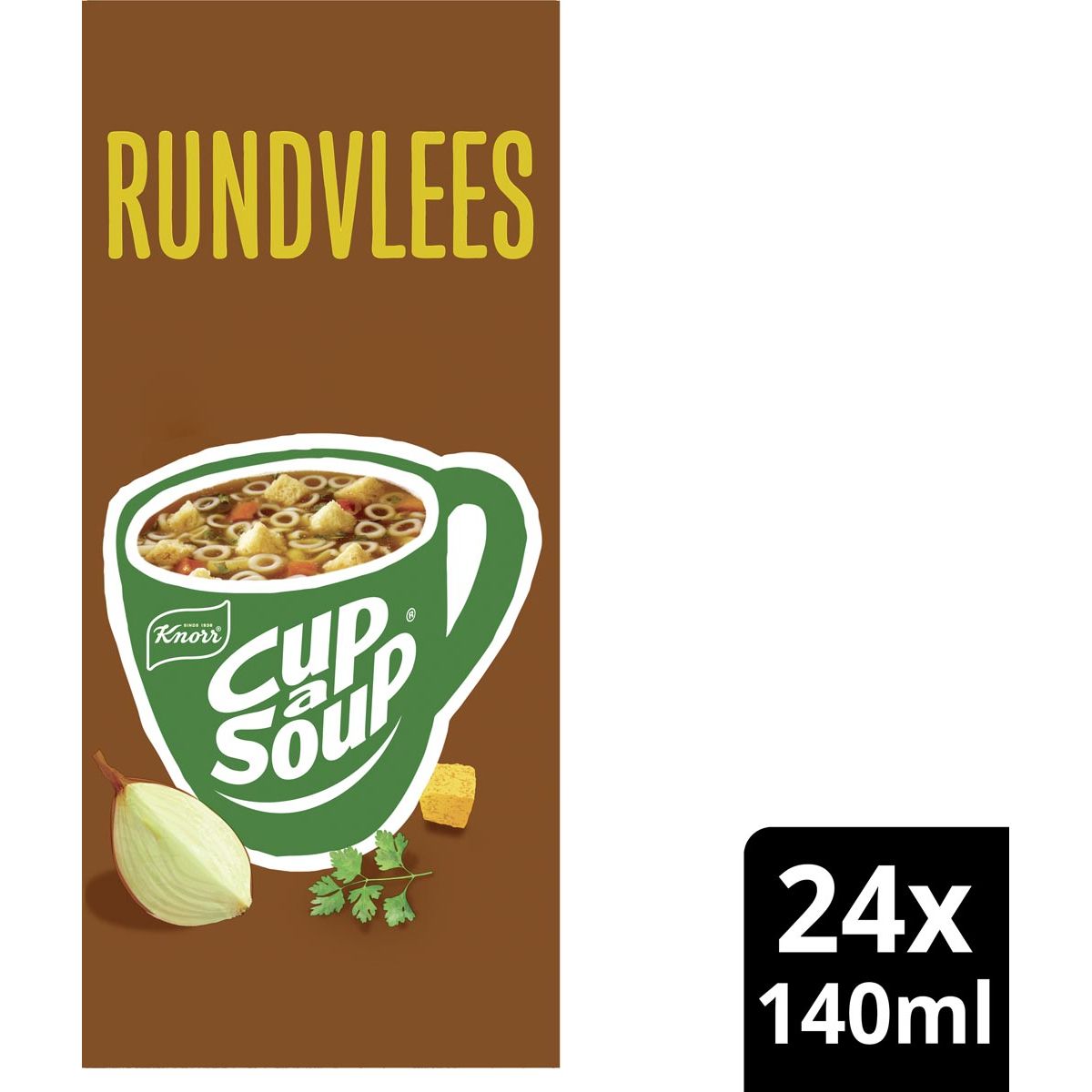 Cup A Soup - Cup-a-Soup rundvlees, pak van 24 zakjes