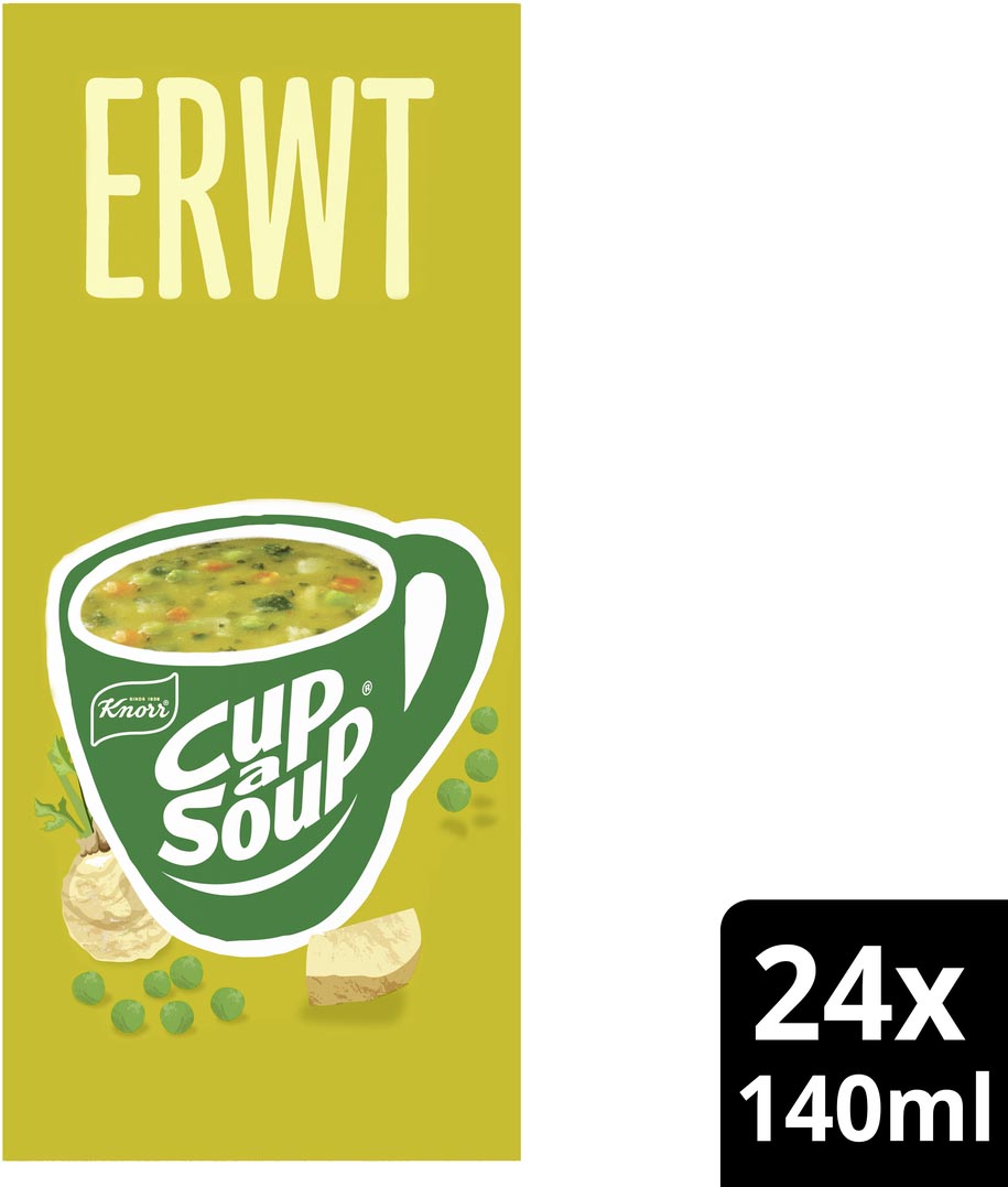 Cup A Soup - Cup-a-Soup erwt, pak van 24 zakjes