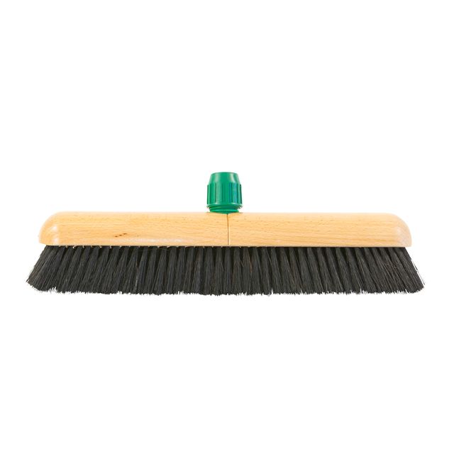 Cleaninq - Escoba suelo pelo mixto con mango 40cm | 6 piezas