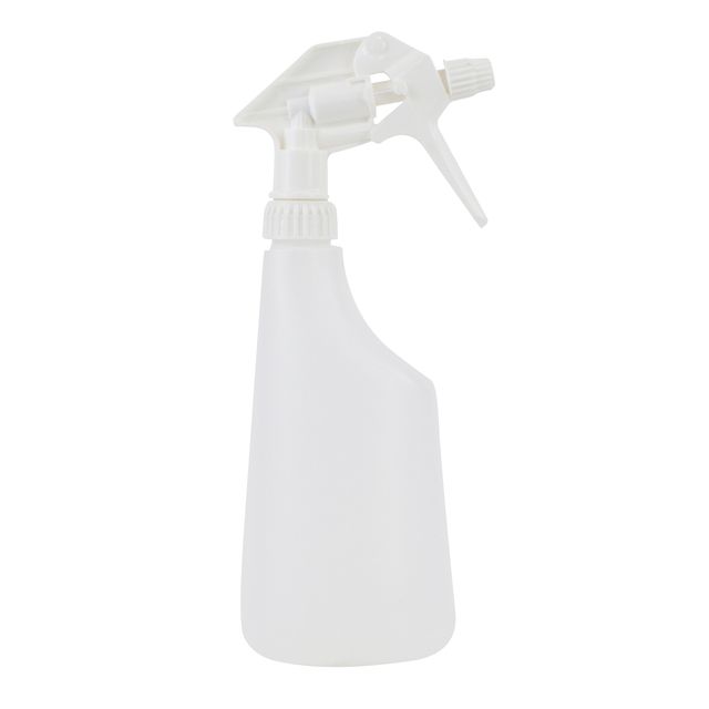 Cleaninq - Sproeiflacon 600ml leeg zonder logo transparant | 12 stuks