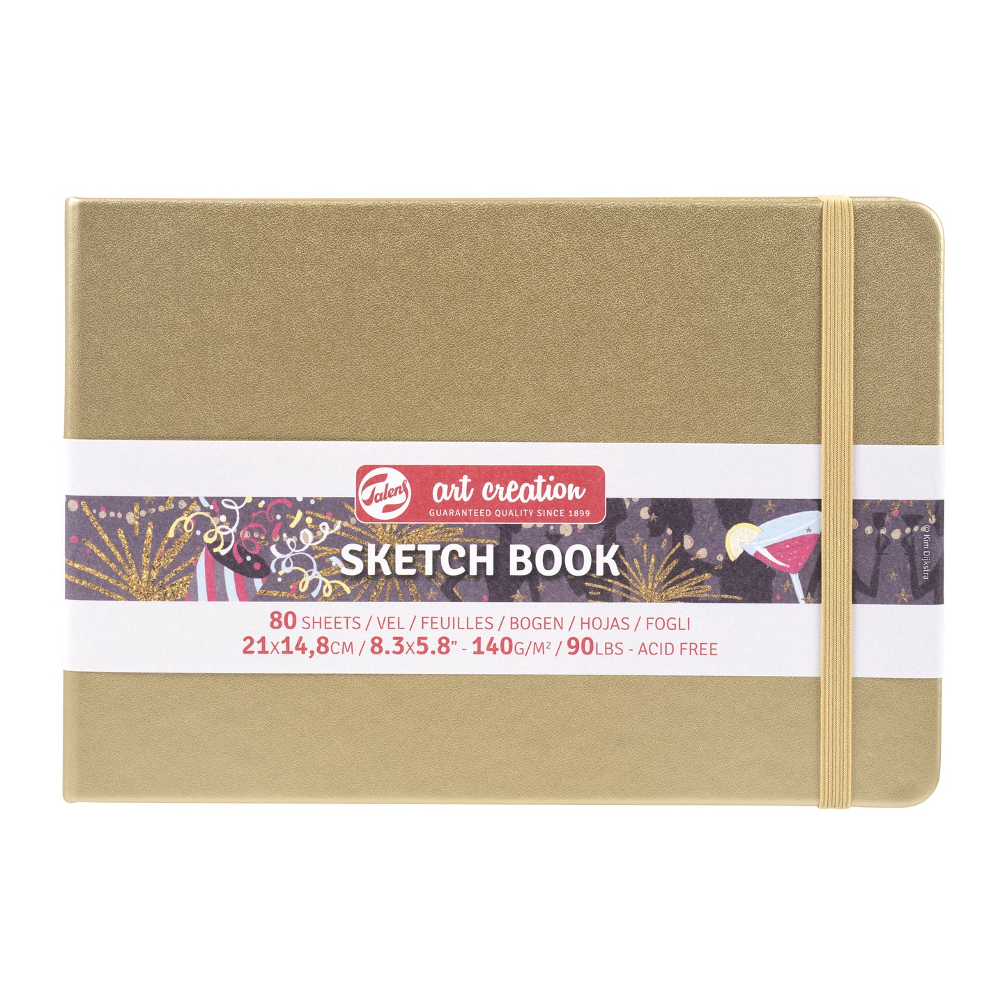 Talens Art Creation - Schetsboek art creation 210x150mm witgoud