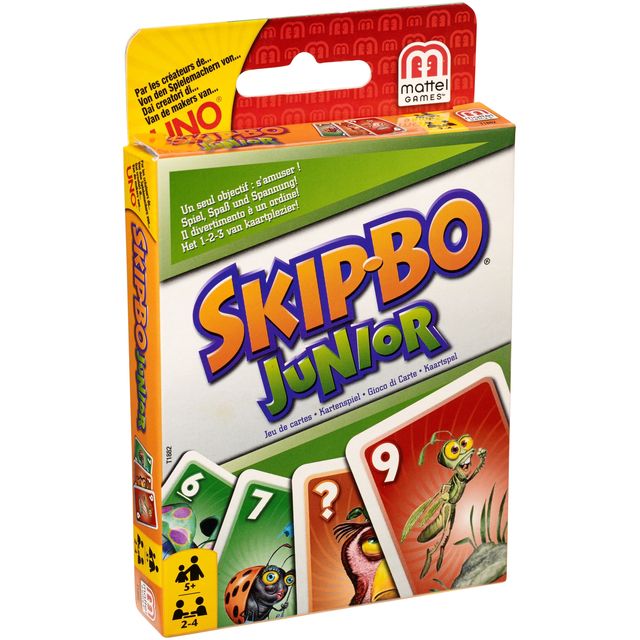 Mattel - Kaartspel skip-bo junior