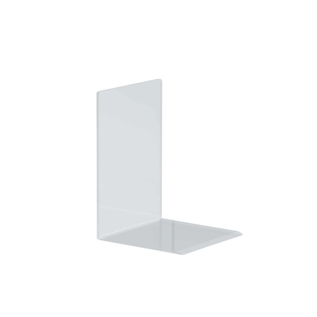 MAUL - Bookend acrylic 12x12x17cm set 2 crystal clear | 10 pieces
