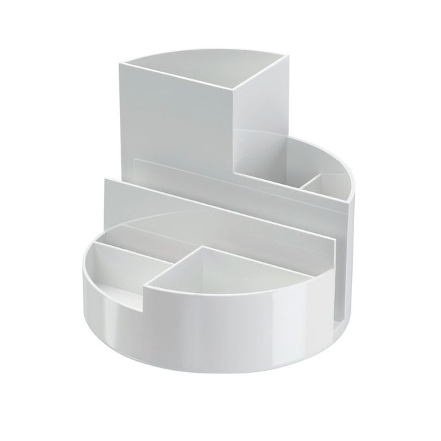 MAUL - Astuccio portapenne rotondo Blu Engel riciclato 6 scomparti bianco