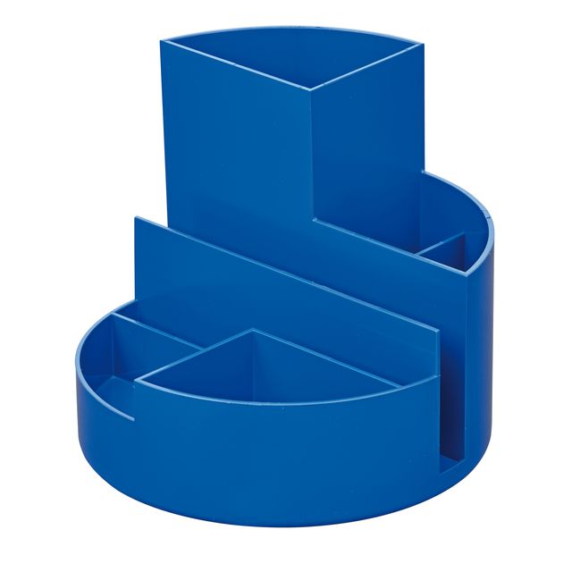 Maul - Roundbox Pencil Case Blue Engel recycled 6 compartments blue