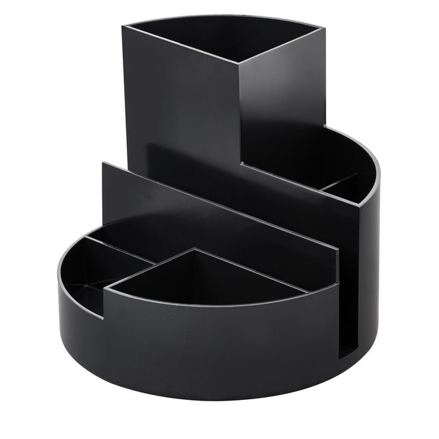 MAUL - Astuccio rotondo Blue Engel riciclato 6 scomparti nero