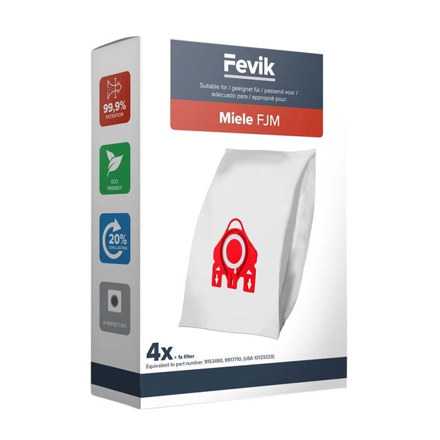 Cleaninq - Bolsa aspiradora Miele F/J/M 3-D Pro 4 piezas