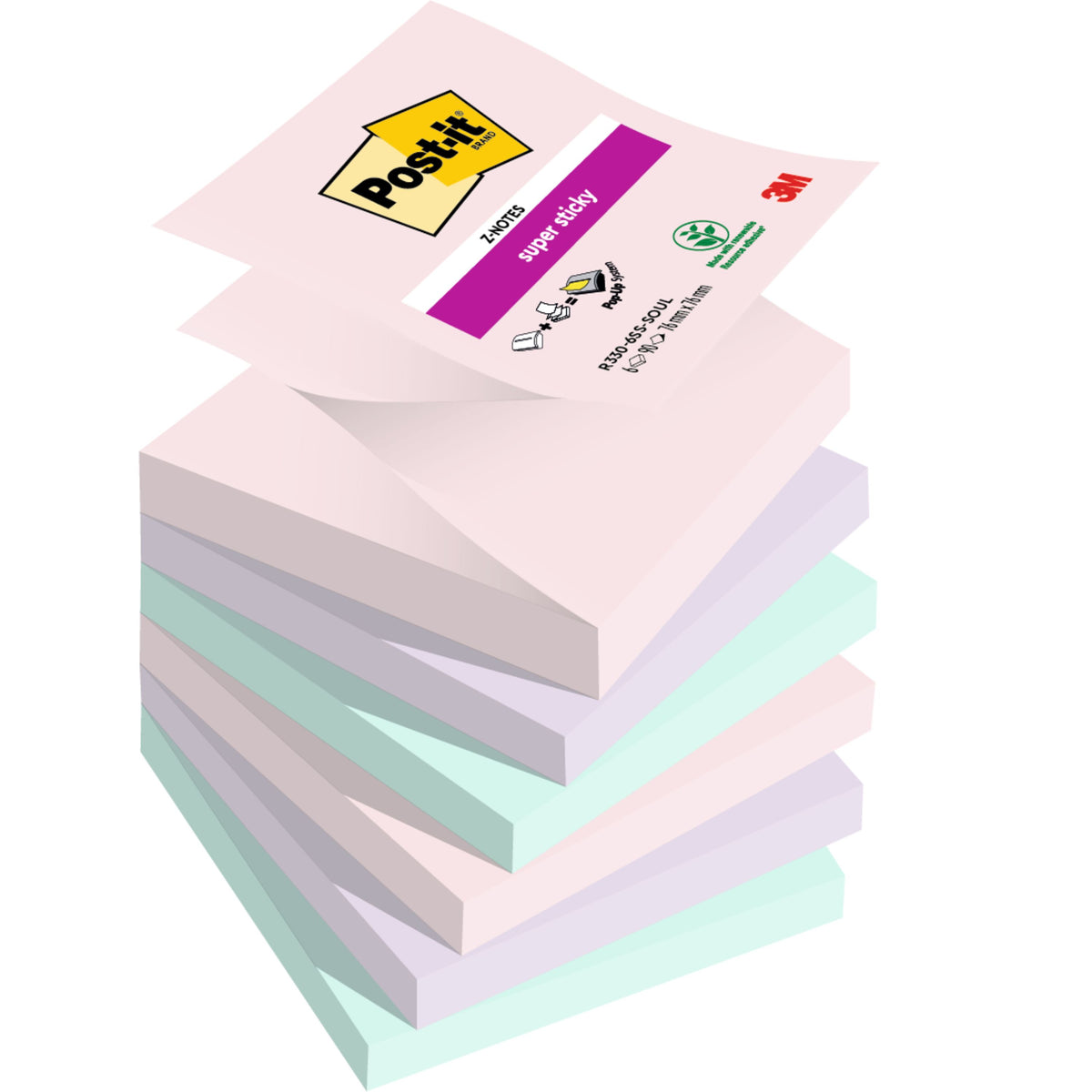 Post-it - Memoblok z-notes r330 super sticky soul