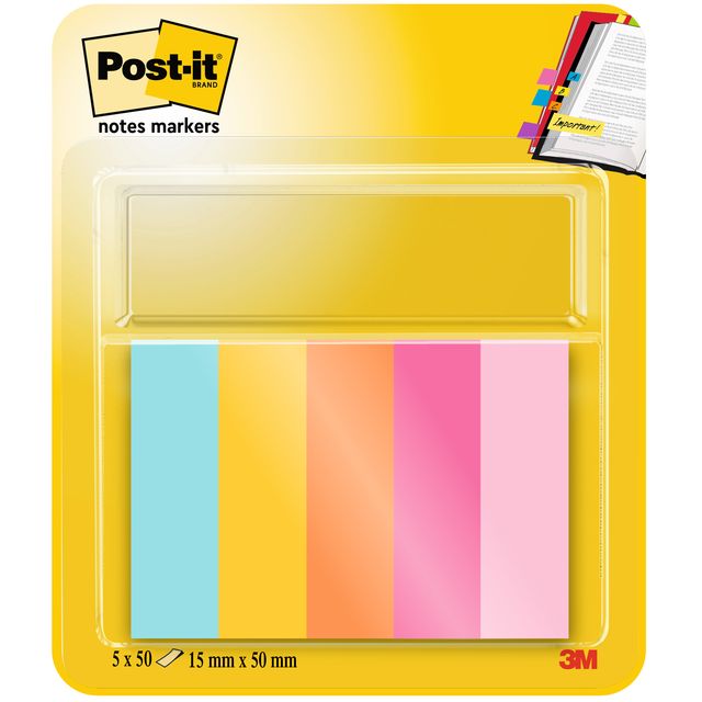 Post-it - Markeerstrook 670 15x50mm beachside | 36 stuks